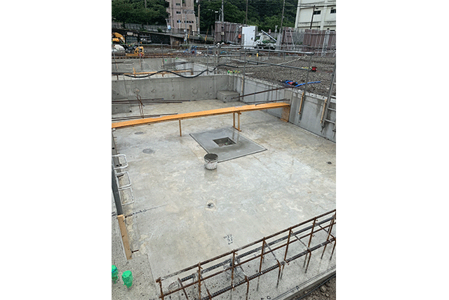 土間モルタル打設